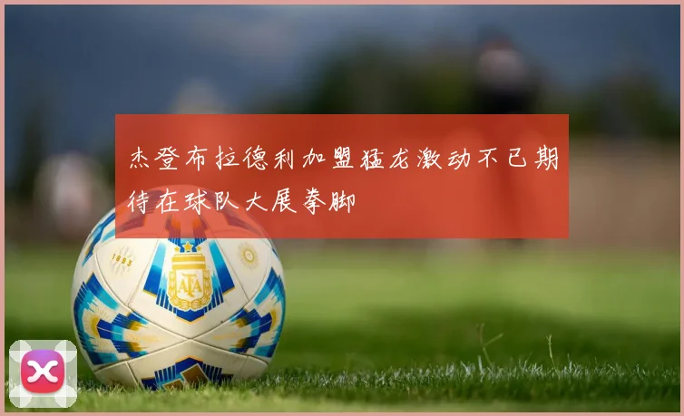 杰登布拉德利加盟猛龙激动不已期待在球队大展拳脚
